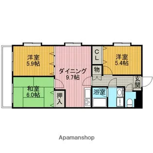グランディール【1階】の間取り