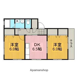 ガッレリアD【101号室】の間取り