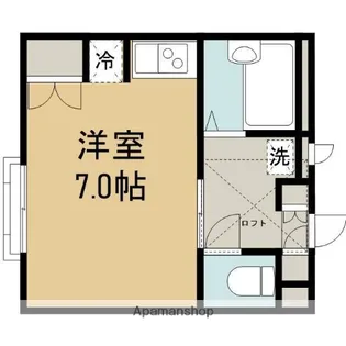 CASA矢部【1階】の間取り