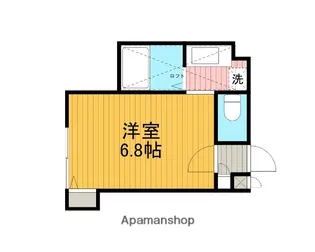 ロッシェル北里Ⅱ号棟【2階】の間取り