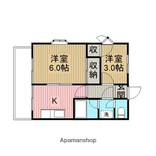 エクセル中央林間Ⅲ【1階】の間取り