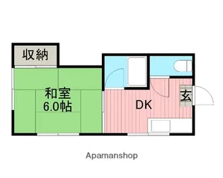 クローバーハイツ【2階】の間取り