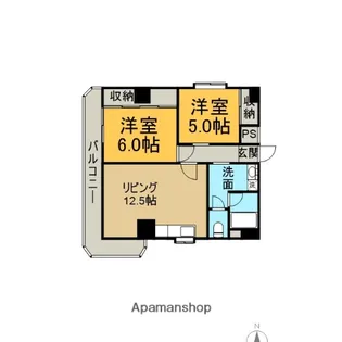 萩原ビル【3階】の間取り