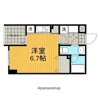 アレグリアス相模大野【4階】の間取り