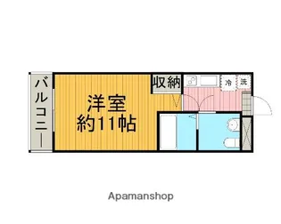 メルベーユサトウ【3階】の間取り