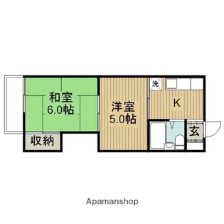 グレイスマサヨシ【2階】の間取り