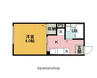 シティハイムコアーラ【2階】の間取り