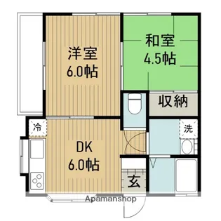 ウェーブアイ【2階】の間取り