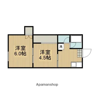 メゾンサンシャイン【2階】の間取り