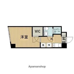 ハイツFK相模大野【1階】の間取り
