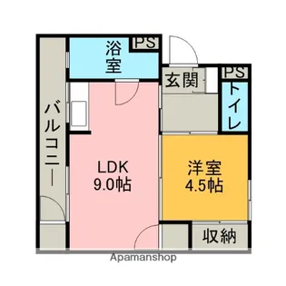 アサヌママンション【3階】の間取り