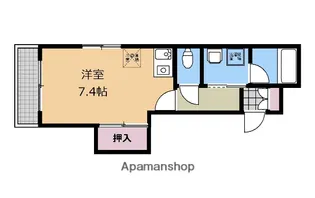 パークサイド鹿沼台【202号室】の間取り