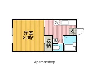 アルテール相模大野【1階】の間取り