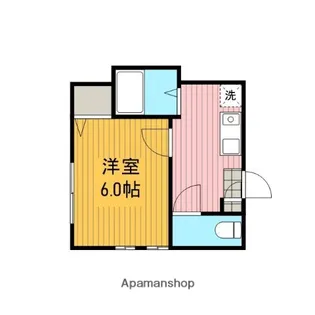 アローハイツ【102号室】の間取り