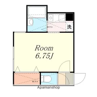 ロッシェル北里Ⅰ号棟【1階】の間取り