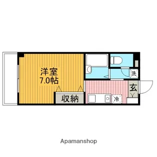 メゾン北里2000【3階】の間取り