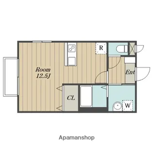 ウィル千代田【101号室】の間取り