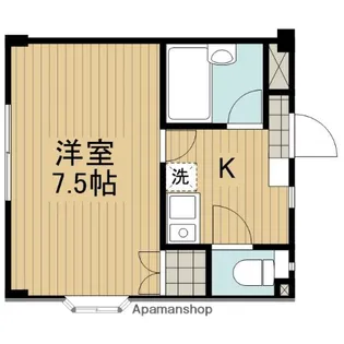 八木コーポⅡ【1階】の間取り