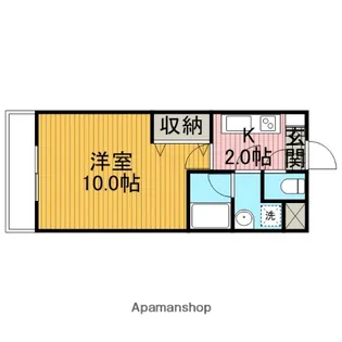 グローリーマンション森野【3階】の間取り