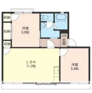 メゾンA【1階】の間取り
