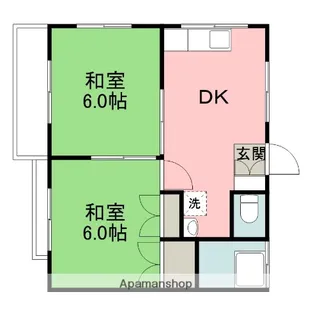 シノザキハイム【2階】の間取り