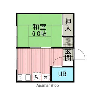 モリベハイツ【2階】の間取り