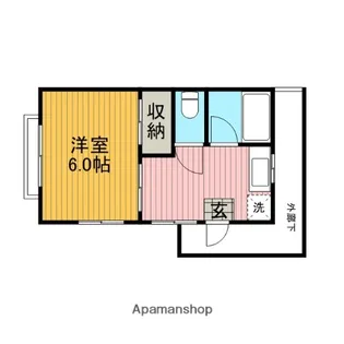 ミソノ2【203号室】の間取り