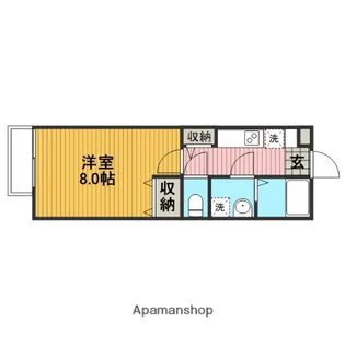 アムール F・F【2階】の間取り