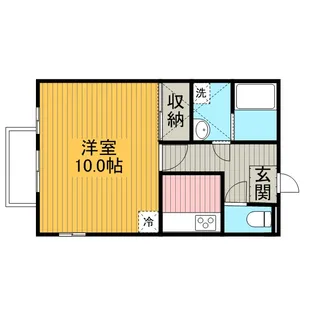 ラ・フェリア【1階】の間取り