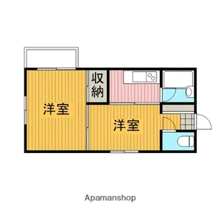 ジュネパレス大和第03【1階】の間取り