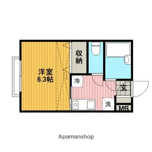 グリーン・テラス二番館【3階】の間取り