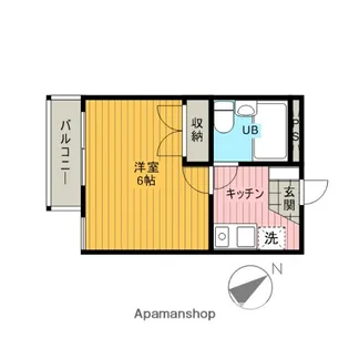 ラポール町田【4階】の間取り