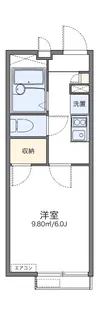 レオパレス金森【2階】の間取り