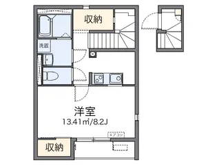 レオネクストサンフラワーⅢ【2階】の間取り