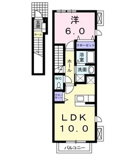 シュティル シェーネ【2階】の間取り