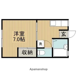 アレイ古淵1番館【1階】の間取り
