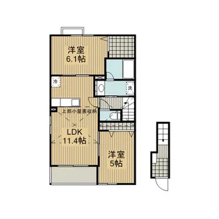シエロ ガーデン Ⅰ【2階】の間取り
