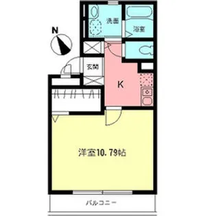 ドミール矢部【3階】の間取り