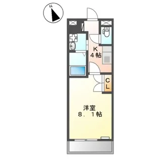 サンライツK【1階】の間取り