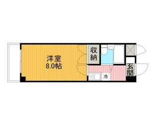 レオパレスサザンクロスプラザ【4階】の間取り