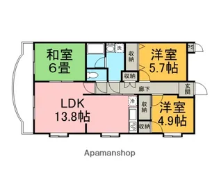 グランディール【2階】の間取り