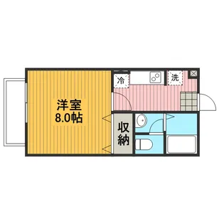 メルヴェール Ⅱ【2階】の間取り