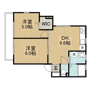 ミストラル志季【202号室】の間取り