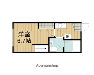 シティハイツ旭町【1階】の間取り