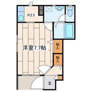 ドゥムール 中央林間【1階】の間取り