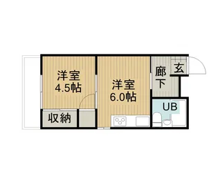 第2光生ビル【2階】の間取り