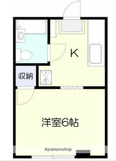 ビューハウス【2階】の間取り