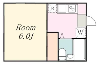 神奈川県相模原市南区相模大野2丁目【アパート】の間取り