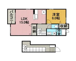 セピアコート【2階】の間取り