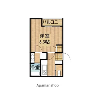 エクレール中央林間 Ⅱ【1階】の間取り